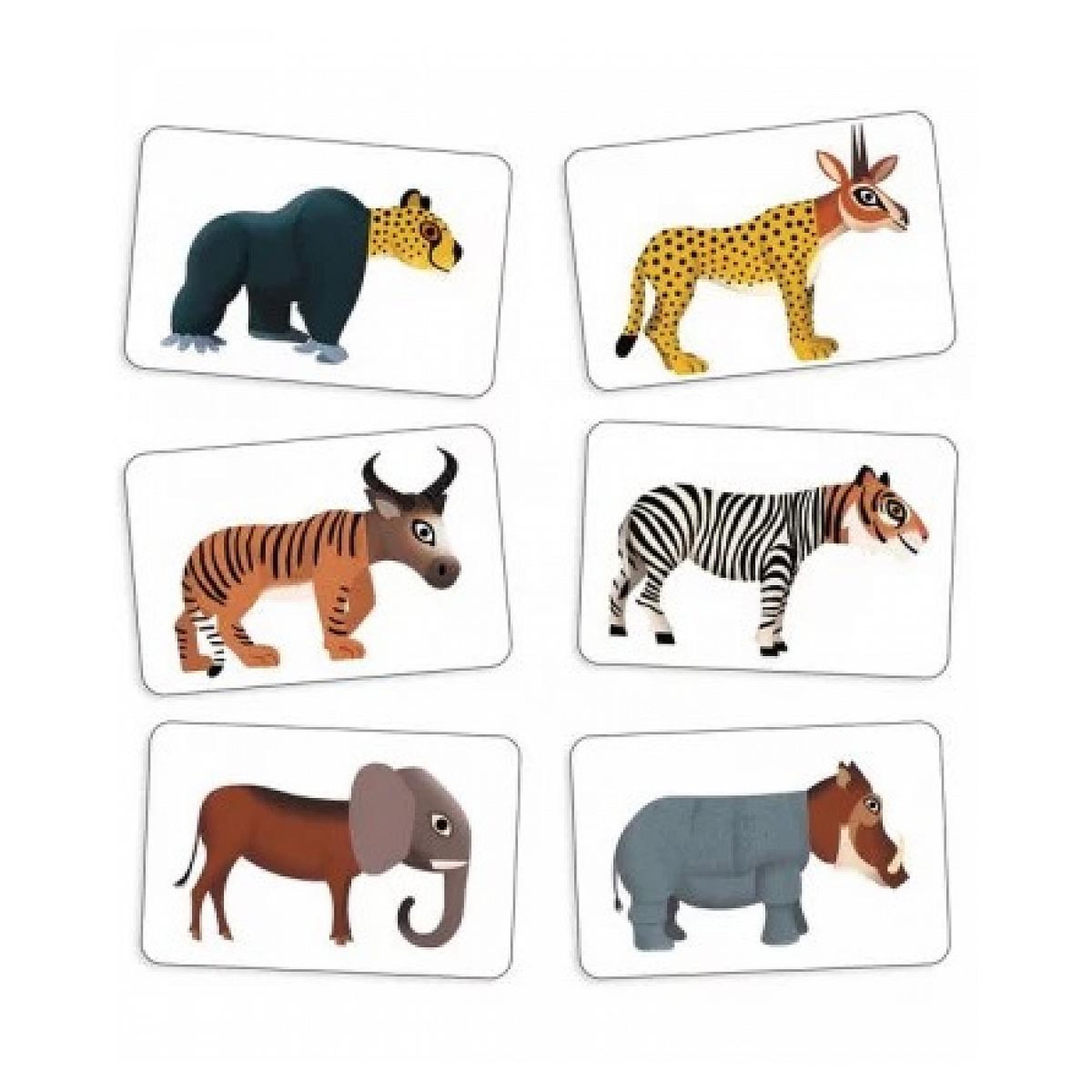 Voir la diapositive 2 : Djeco jeux de cartes anijumble