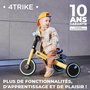 Voir la diapositive 2 : KINDERKRAFT Tricycle évolutif pliable 3 en 1 avec fonction draisienne