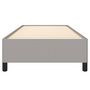 Voir la diapositive 5 : VIDAXL Cadre de lit sans matelas gris clair 90x190 cm tissu