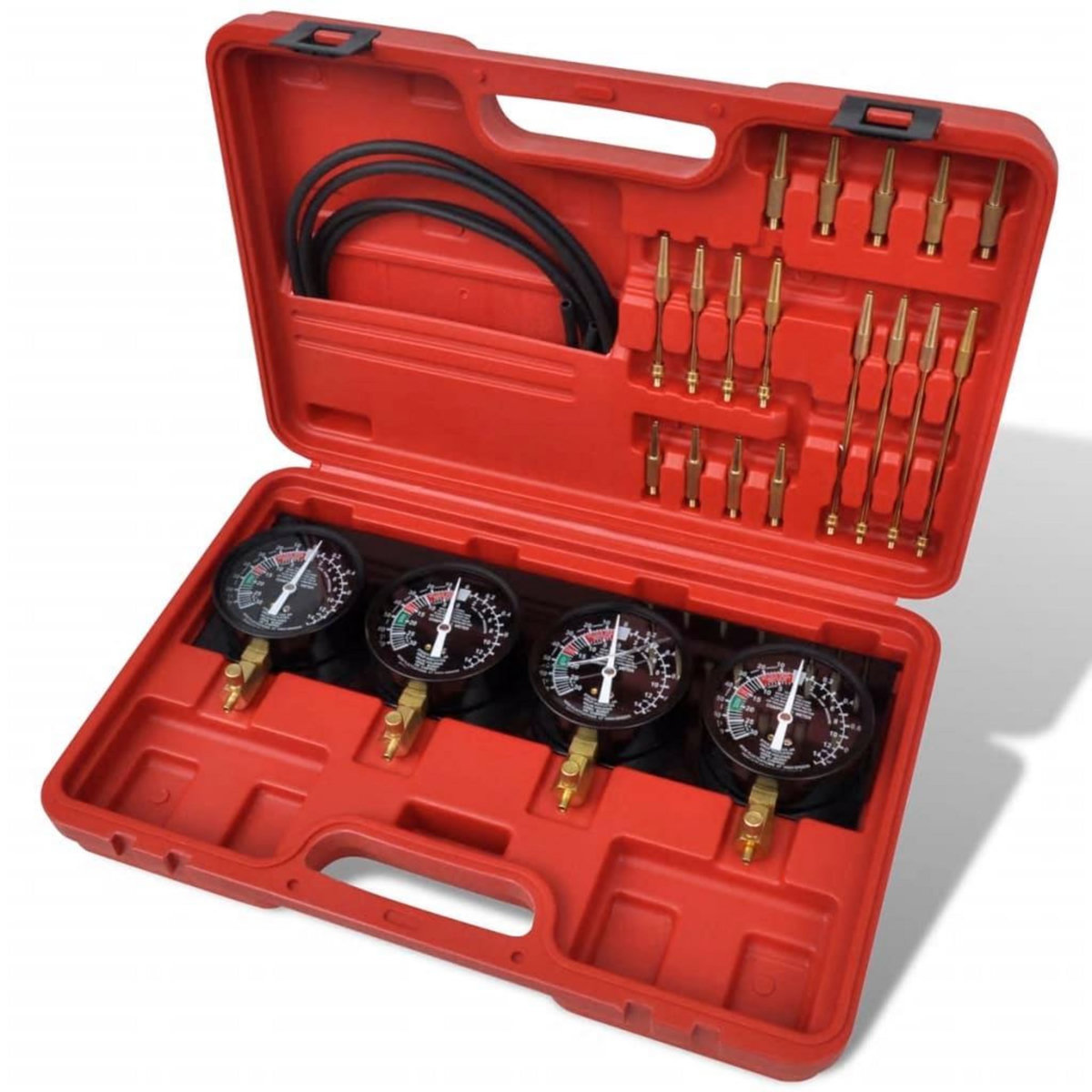 VIDAXL Kit d'outils de jauges de synchroniseur de vide de carburateur