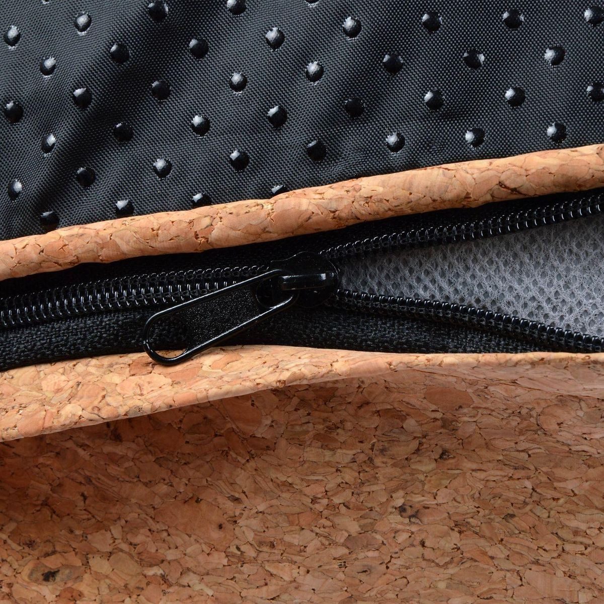 LOVE STORY Coussin rectangle en liège et polyester pour chien - Long 90 cm