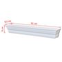 Voir la diapositive 6 : VIDAXL Etageres murales Aaliyah 2 pcs Blanc