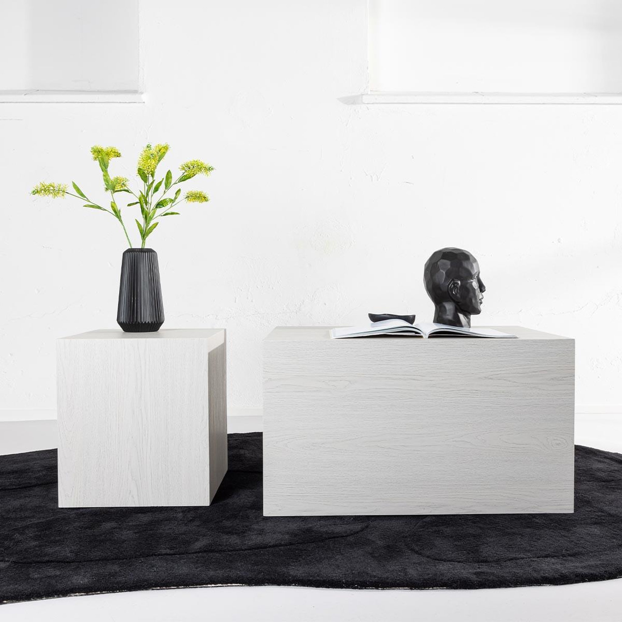 Voir la diapositive 5 : Paris Prix Table d'appoint  york  45cm blanc