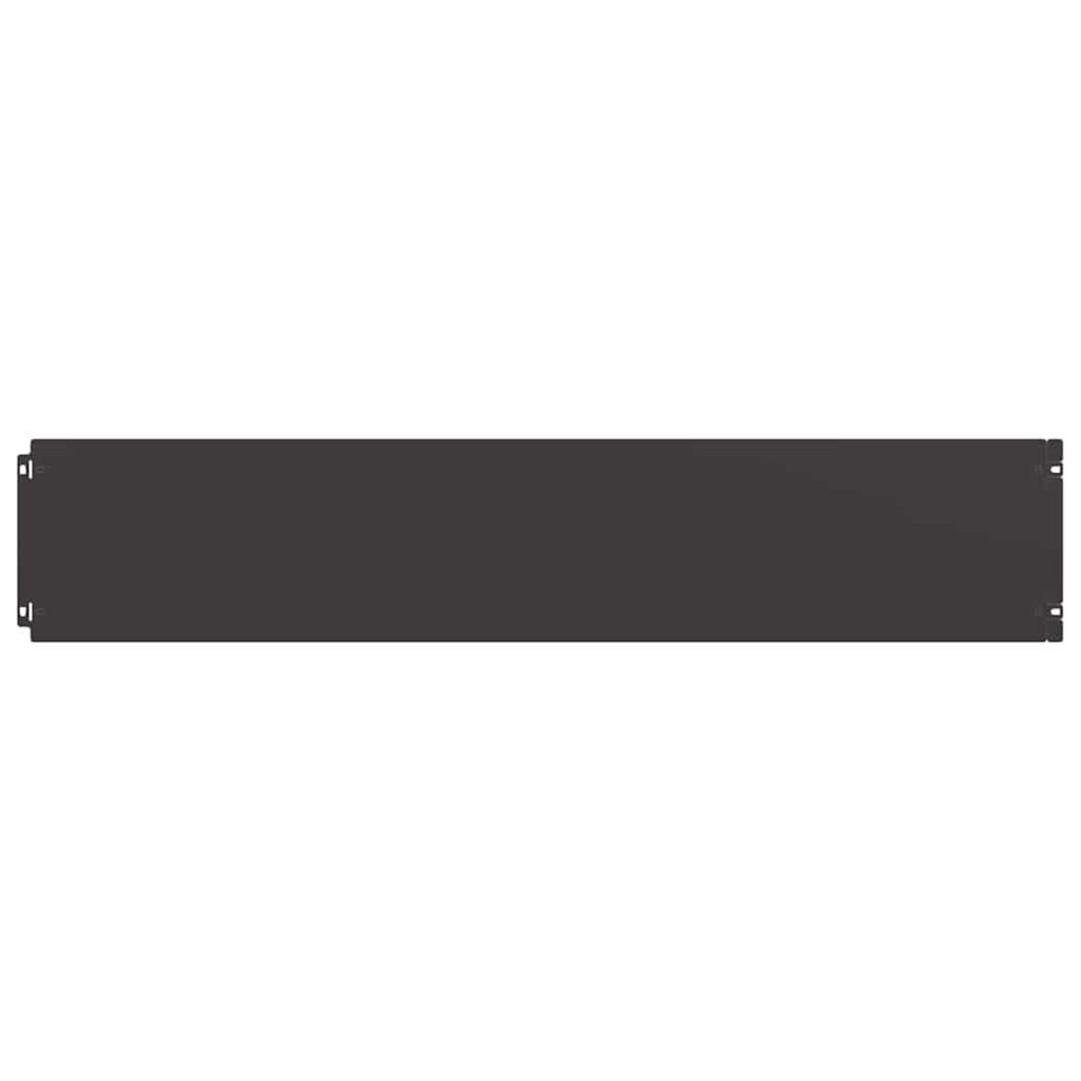 VIDAXL Bordures de pelouse 10 pcs noir 20x103 cm acier lamine a froid