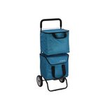 Sidebag Poussette de marché 2 roues bleu - 8210-464