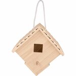 Artemio Nichoir en bois à suspendre - 22,5 x 22,5 x 16 cm