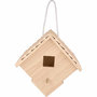 Voir la diapositive 1 : Artemio Nichoir en bois à suspendre - 22,5 x 22,5 x 16 cm