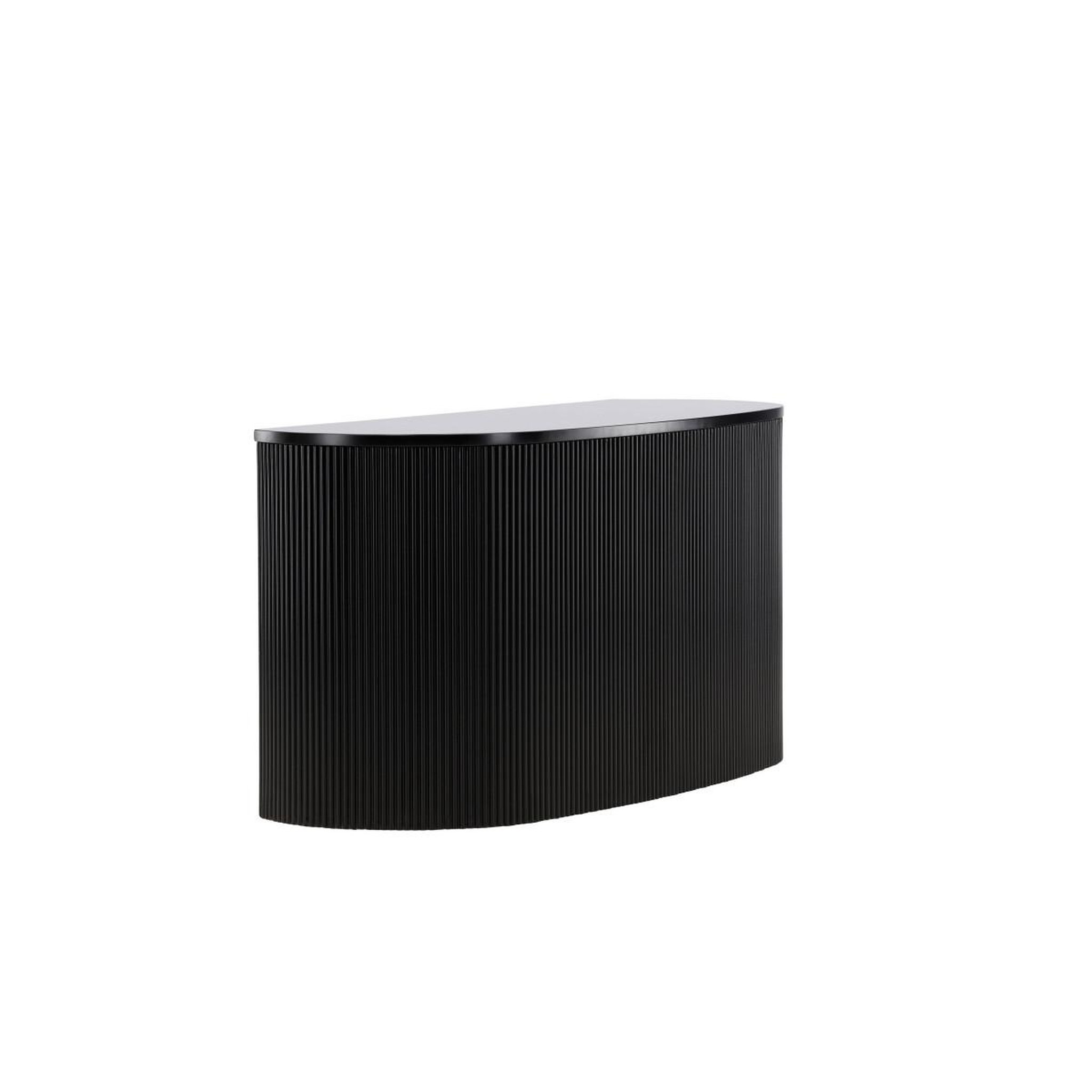 Voir la diapositive 4 : Paris Prix Console design nervuré  loca  120cm noir