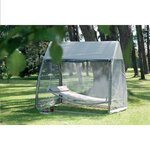 JARDILINE Hamac balancelle - Acier et polyester - Gris - 233x139x205cm - TONGA