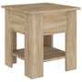 Voir la diapositive 2 : VIDAXL Table basse chene sonoma 40x40x42 cm bois d'ingenierie