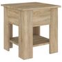 Voir la diapositive 2 : VIDAXL Table basse chene sonoma 40x40x42 cm bois d'ingenierie