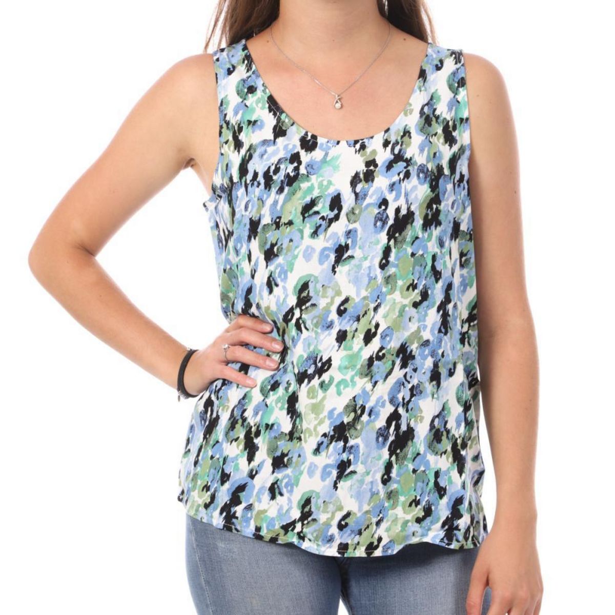 Vero Moda Débardeur Imprimé Bleu/ Femme Vero  oda Easy