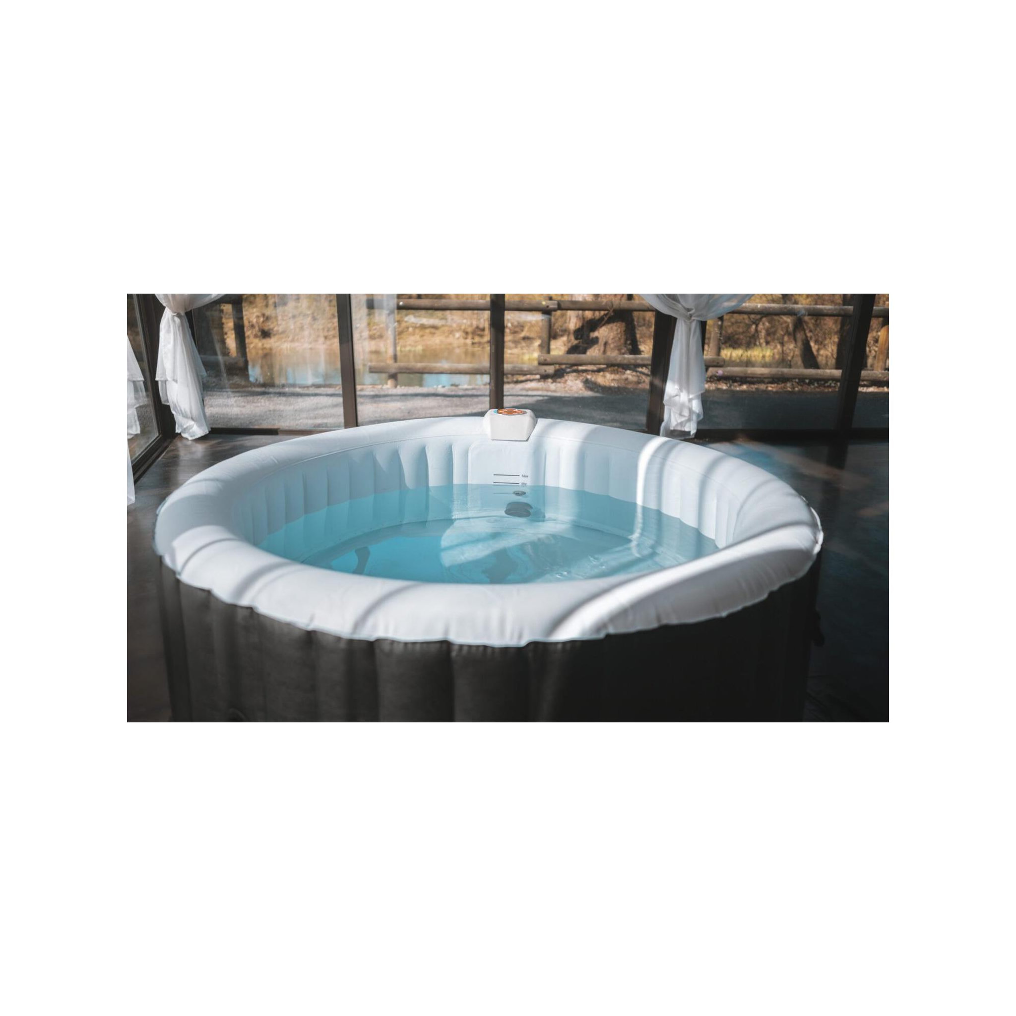 Voir la diapositive 6 : Ospazia Spa gonflable 6 places rond - ospazia - diamètre : 208 cm - filtre et bâche inclus