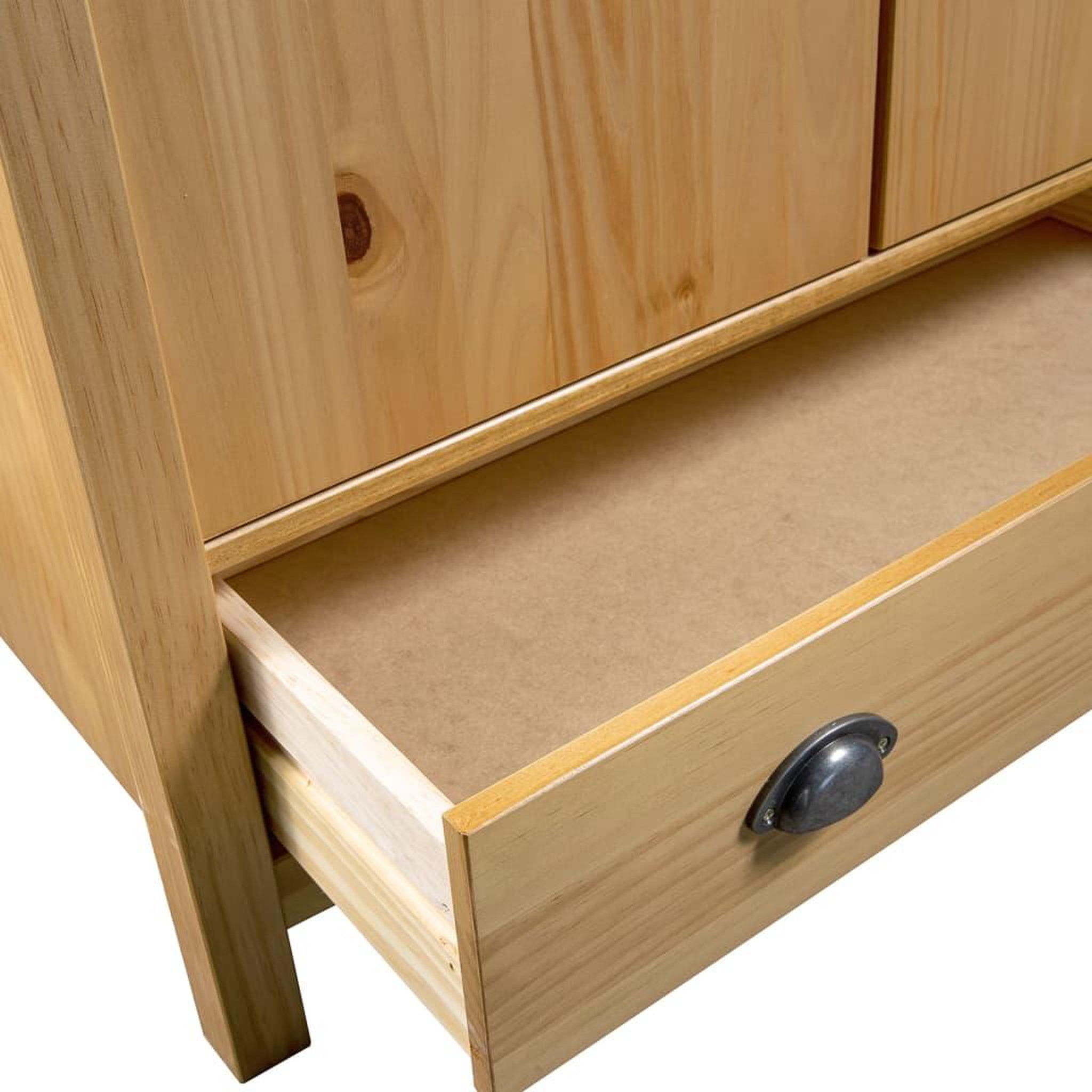 Voir la diapositive 5 : VIDAXL Garde-robe a 2 portes Hill 89x50x170 cm Bois de pin solide