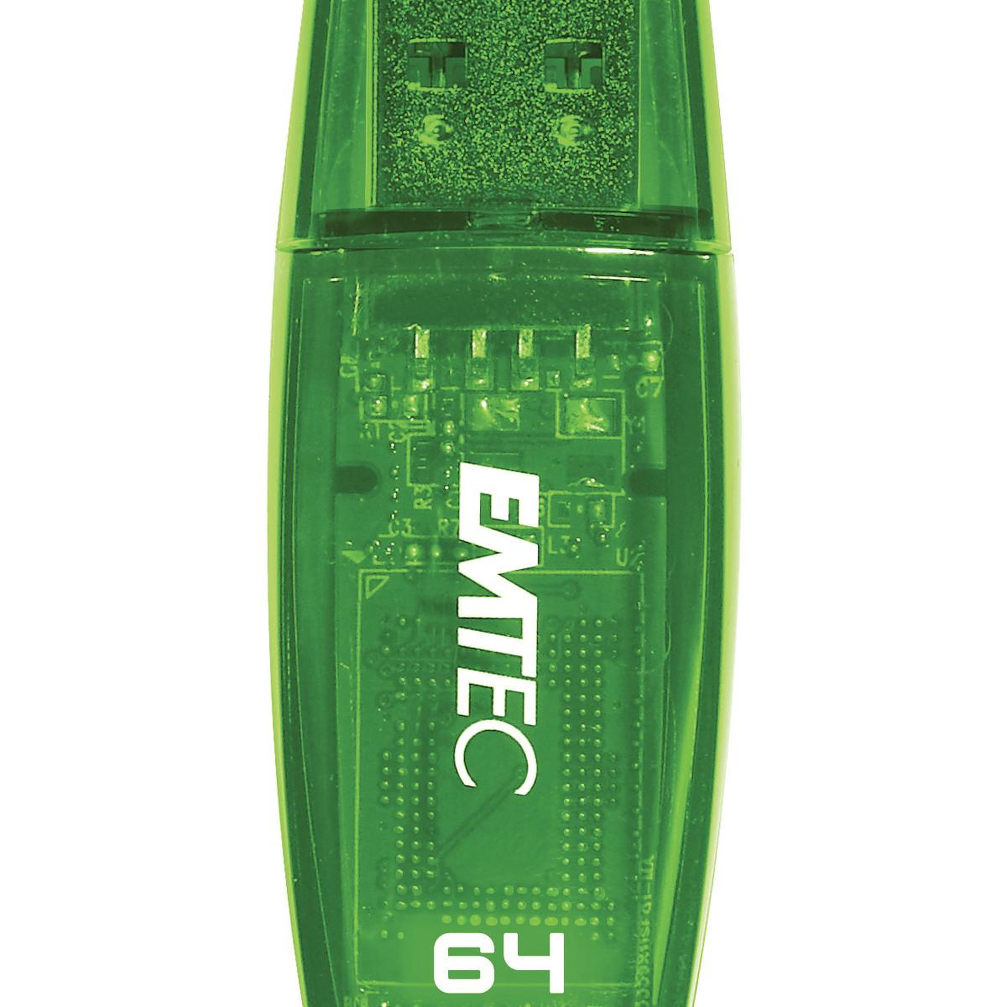 Voir la diapositive 3 : EMTEC Clé USB 3.0 Emtec C410 64 Go Vert