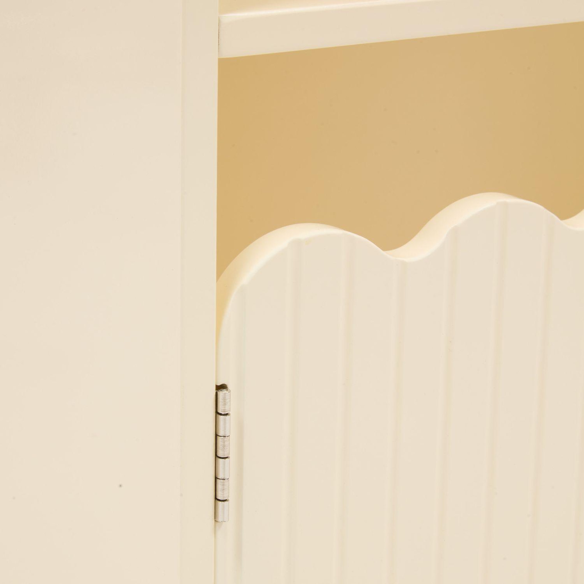 Voir la diapositive 4 : ATMOSPHERA Bibliothèque enfant 2 portes et 4 niches bouli - beige
