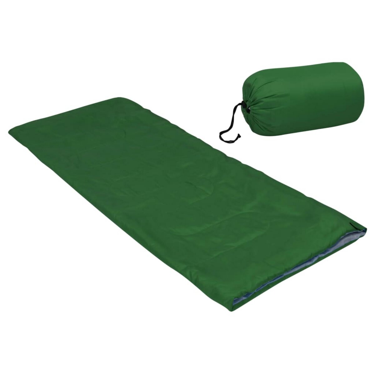 VIDAXL Sac de couchage leger enveloppe pour enfants Vert 670 g 15