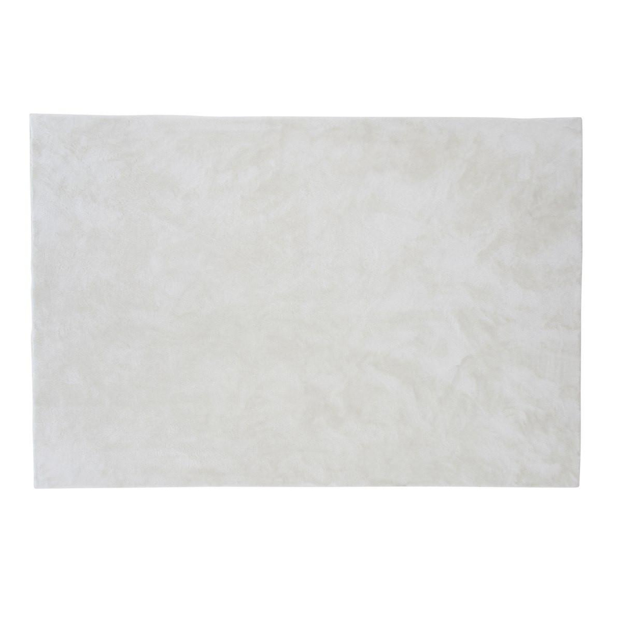 Paris Prix Tapis design uni  blanca  160x230cm blanc
