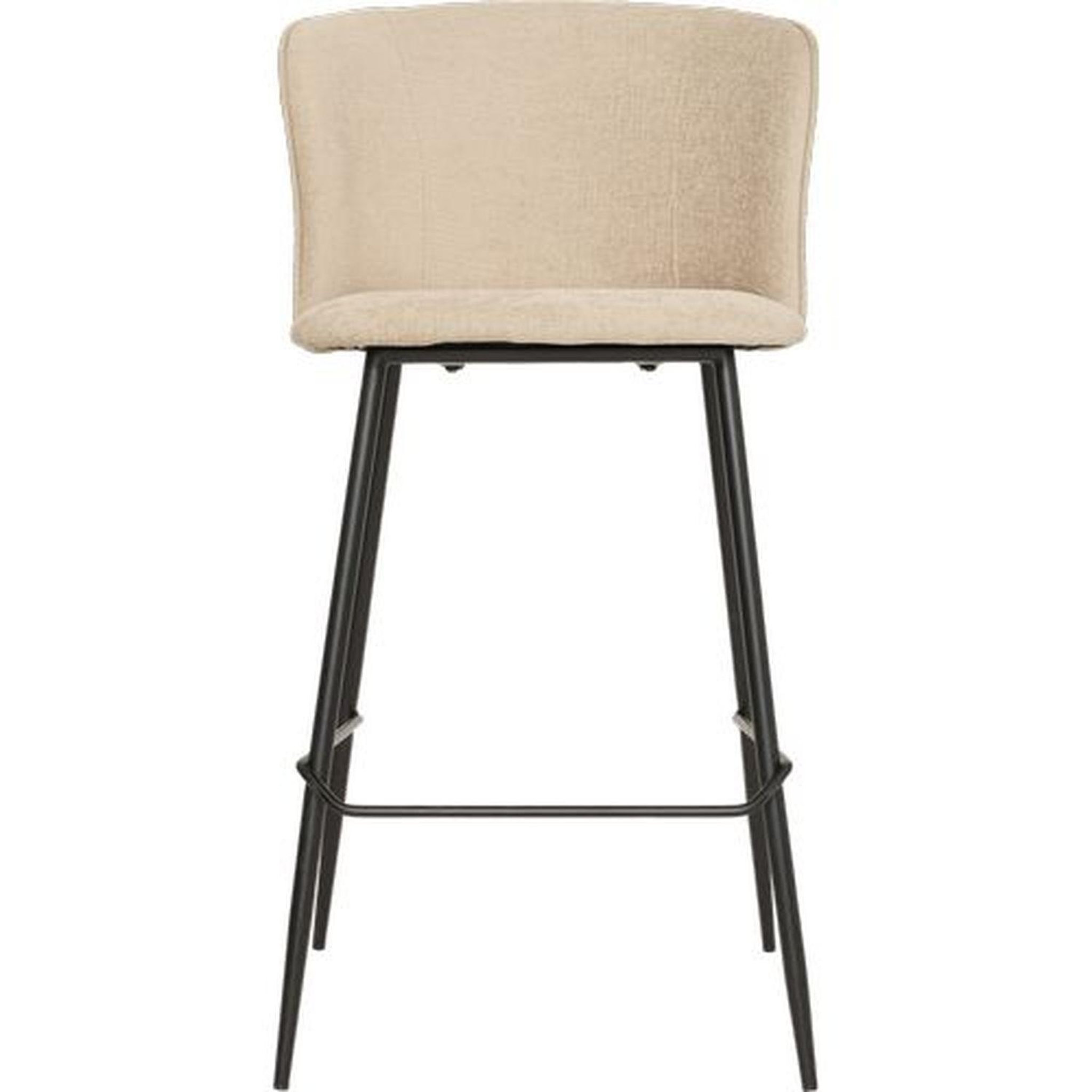 Voir la diapositive 3 : TOILINUX Lot de 2 tabourets de bar jasny - beige