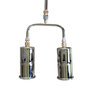 Voir la diapositive 4 : INTEC Chalumeau à gaz 2 Bruleurs Ø 60 mm Turbo + Détendeur gaz 4.0 bar Tuyau 5m INTEC
