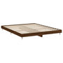 Voir la diapositive 5 : VIDAXL Cadre de lit sans matelas chene marron 200x200 cm