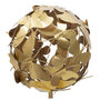 Voir la diapositive 2 : Paris Prix Objet Déco Sphère en Métal  Papillons  40cm Or