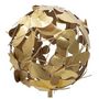 Voir la diapositive 2 : Paris Prix Objet Déco Sphère en Métal  Papillons  40cm Or