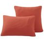 Voir la diapositive 3 : Sensei Maison Lot de 2 taies d'oreiller en gaze de coton LOFT