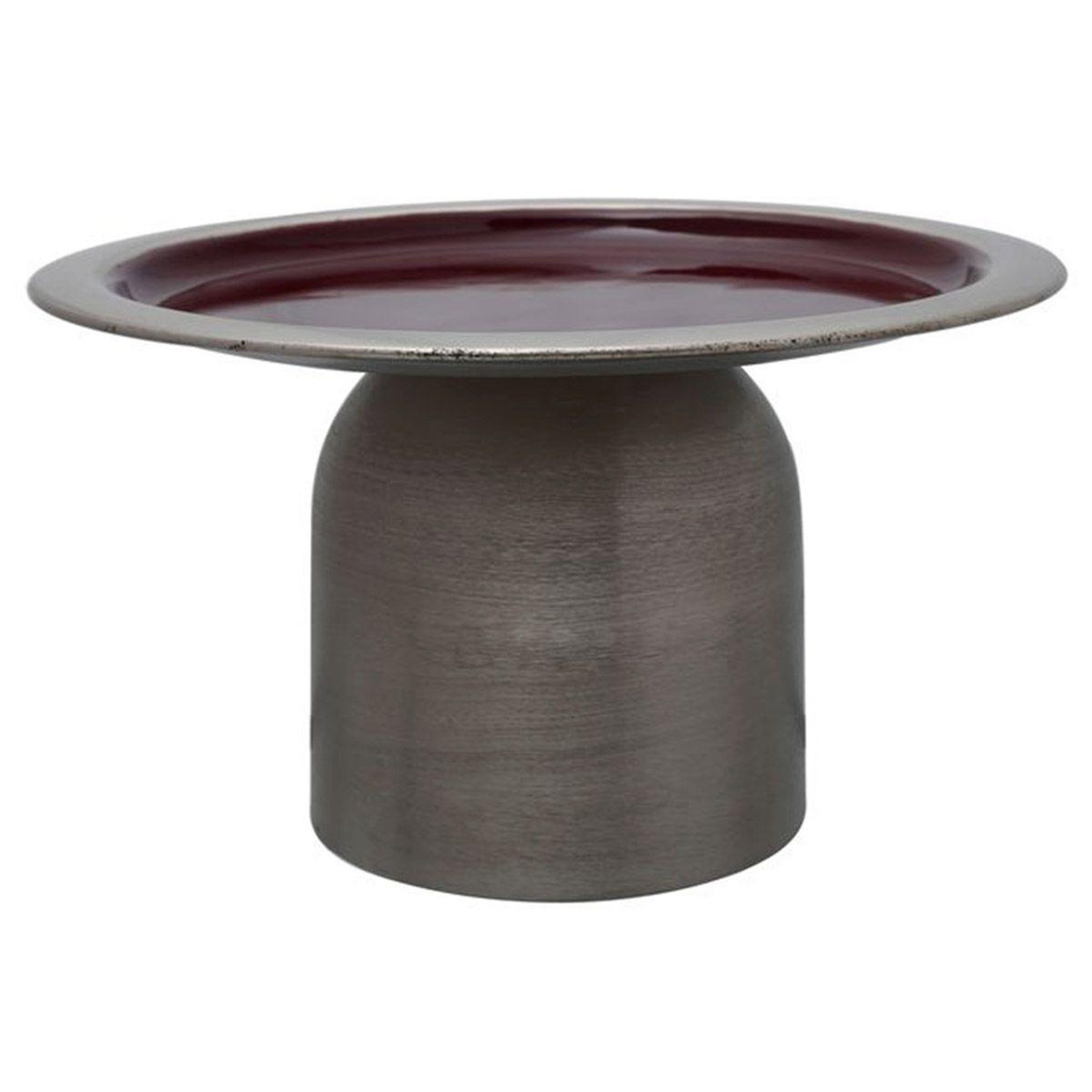 Paris Prix Plat de Présentation Design  Leca  24cm Argent & Prune