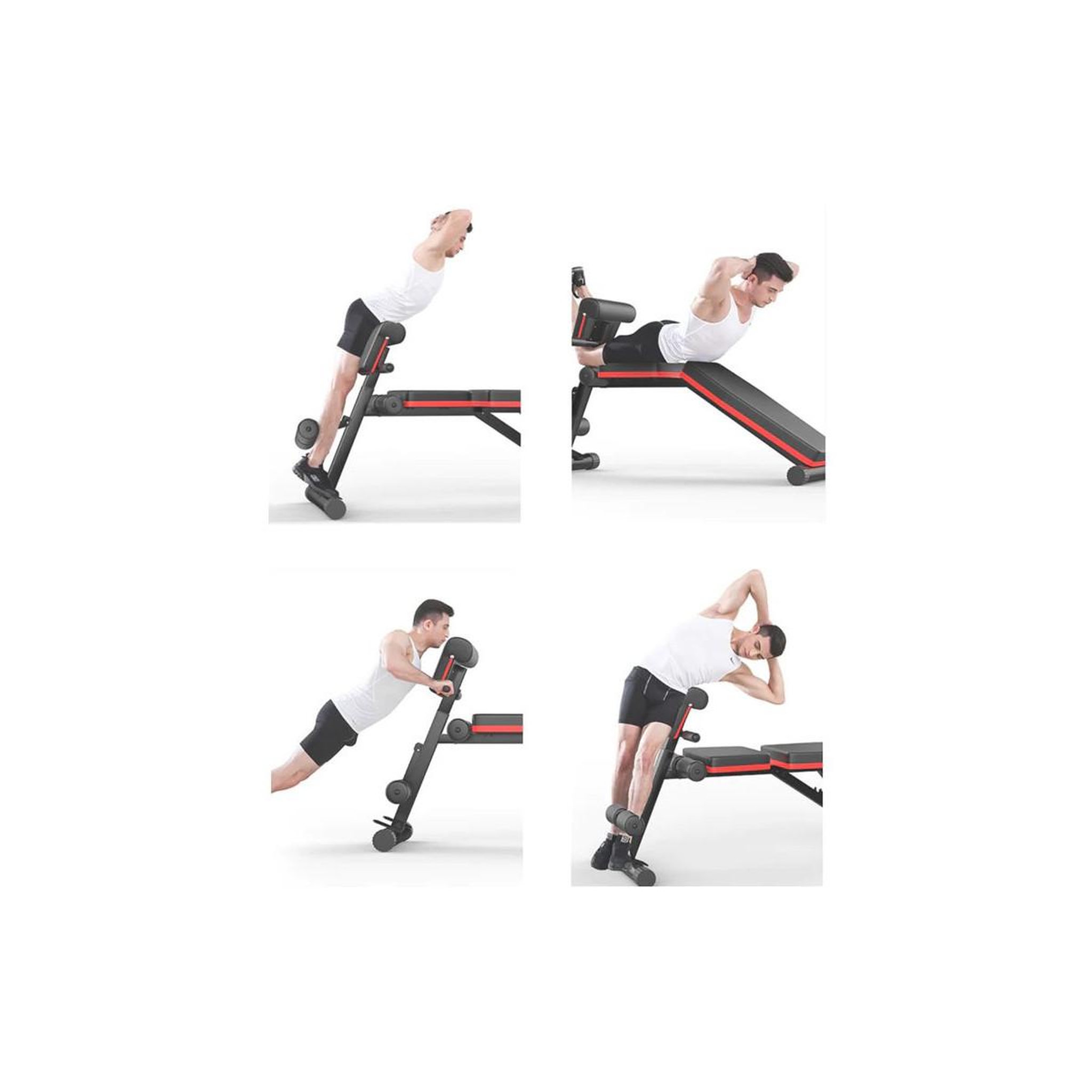 Voir la diapositive 6 : DE FAUGERES Banc de musculation  marcy  130cm noir