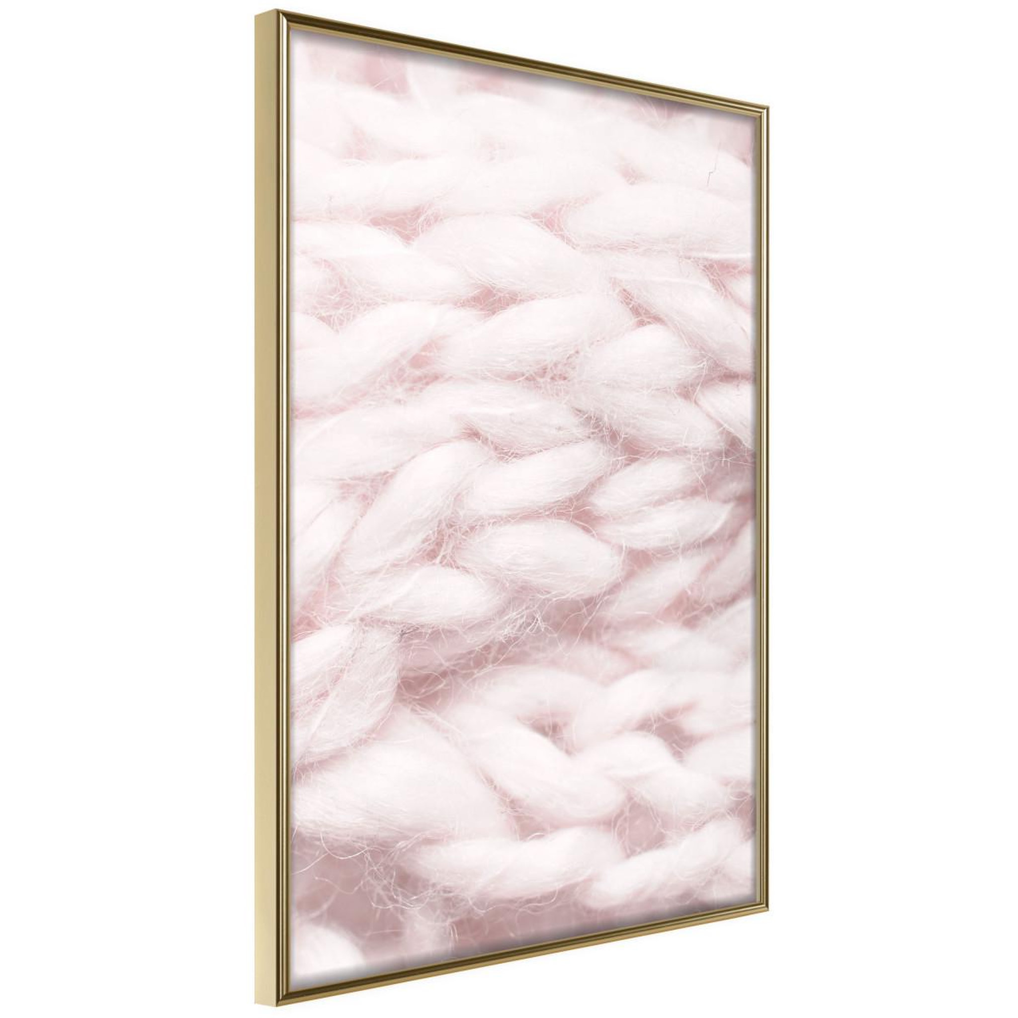 Paris Prix Affiche Murale Encadrée  Pale Pink Knit