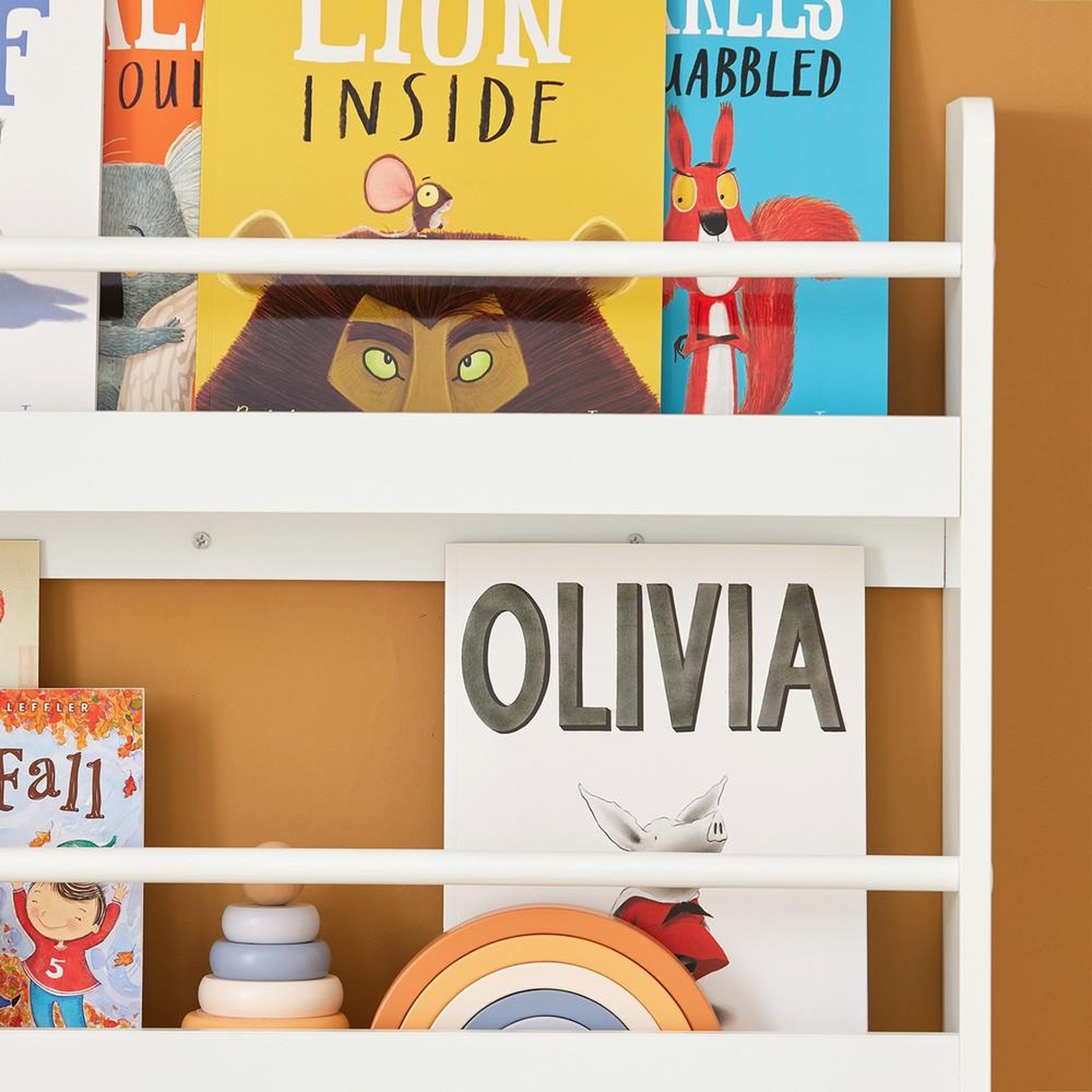 Voir la diapositive 4 : SOBUY SoBuy - Bibliothèque Enfant à 5 étagères - Nordique - KMB08