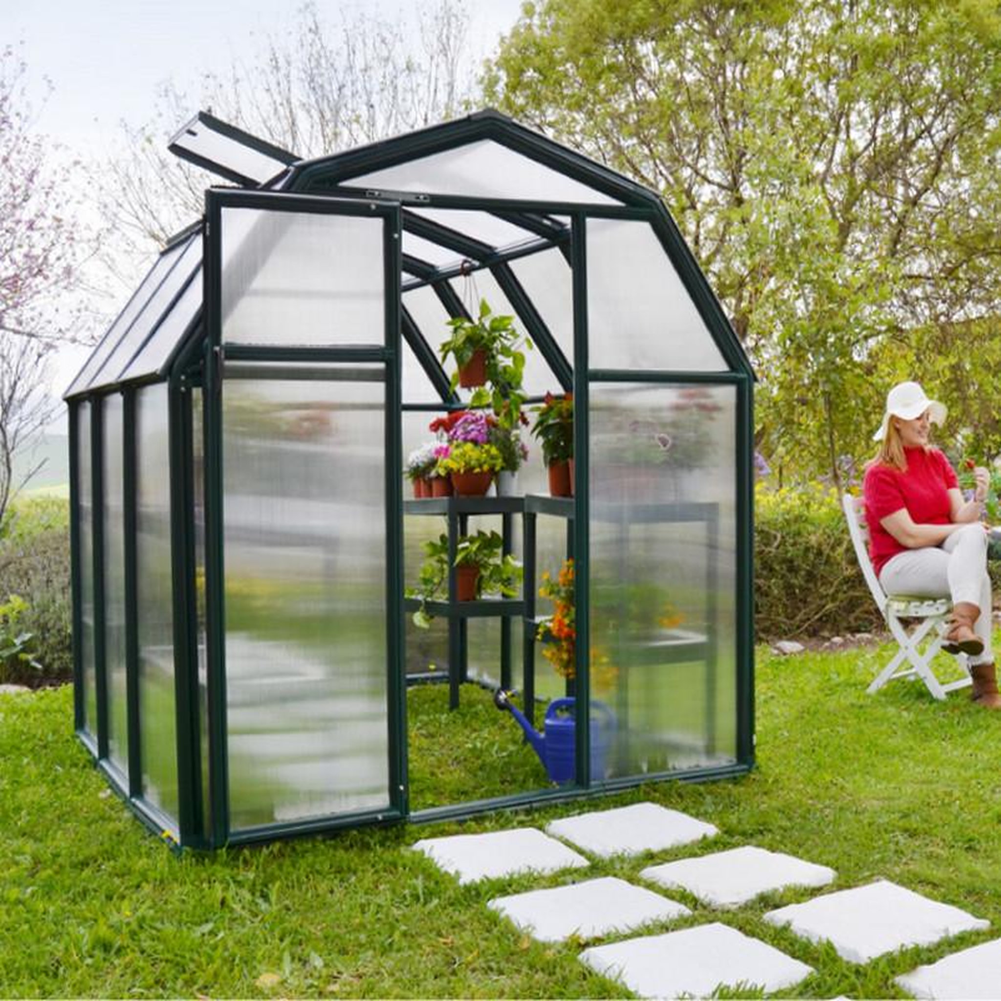 Palram Serre de jardin 3.9m² verte - 702521
