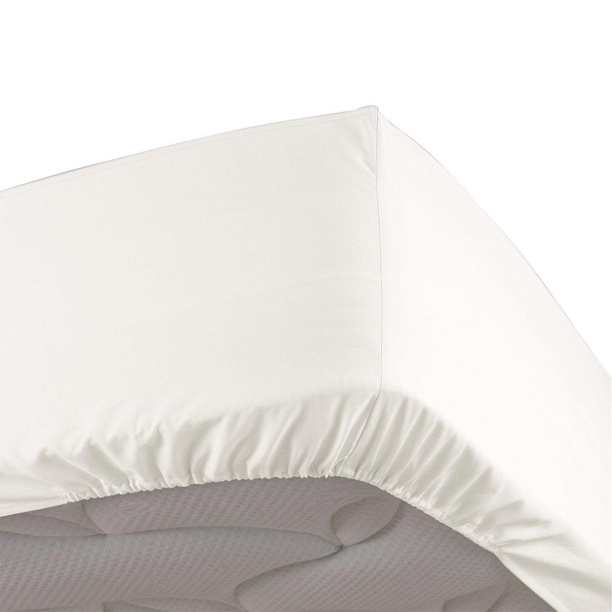 Voir la diapositive 1 : Douceur d'Intérieur Drap housse  percaline  160x200cm lin