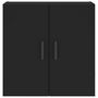 Voir la diapositive 5 : VIDAXL Armoire murale noir 60x31x60 cm bois d ingénierie