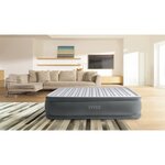 Intex Matelas gonflable électrique de camping - 2 personnes - 203x152x46cm - FIBER TECH