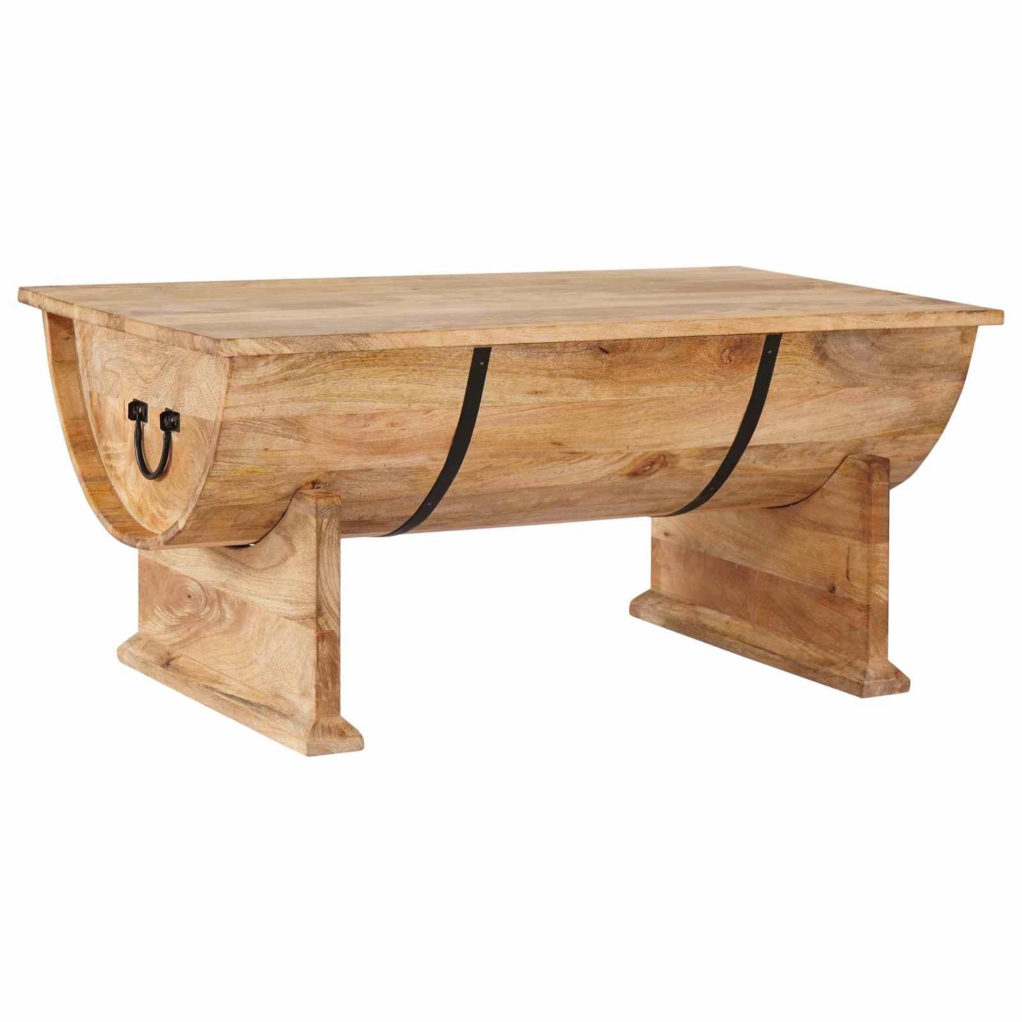 VIDAXL Table basse Bois de manguier massif 88x50x40 cm