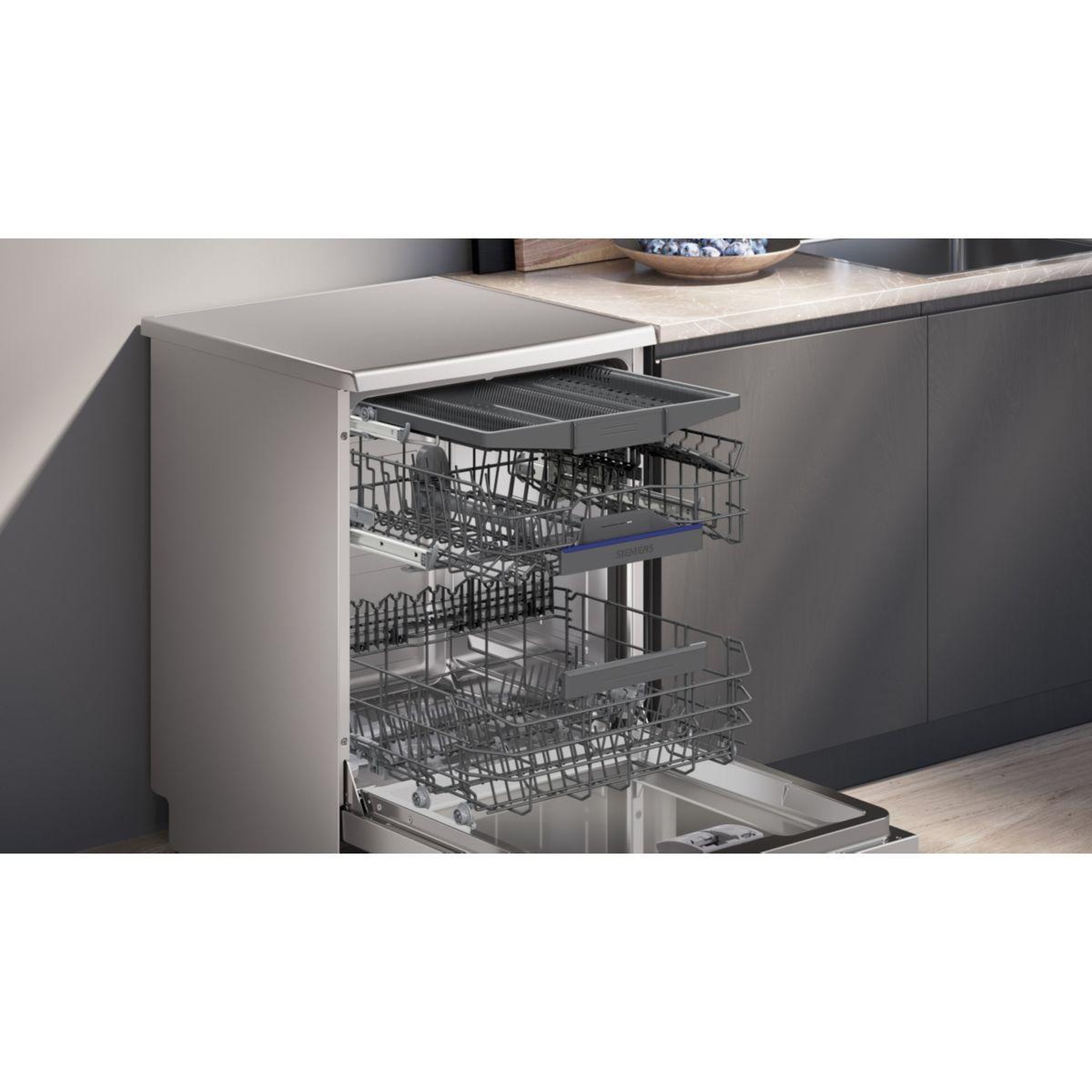 Voir la diapositive 4 : Siemens Lave vaisselle 60 cm sn23ei22cf iq300 autoopen dry