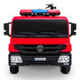 Voir la diapositive 4 : PLAY4FUN Camion de Pompier Electrique Rouge 35W avec Casque, Lance et Extincteur, Indicateur de Batterie et Télécommande Parentale