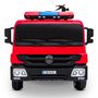 Voir la diapositive 4 : PLAY4FUN Camion de Pompier Electrique Rouge 35W avec Casque, Lance et Extincteur, Indicateur de Batterie et Télécommande Parentale