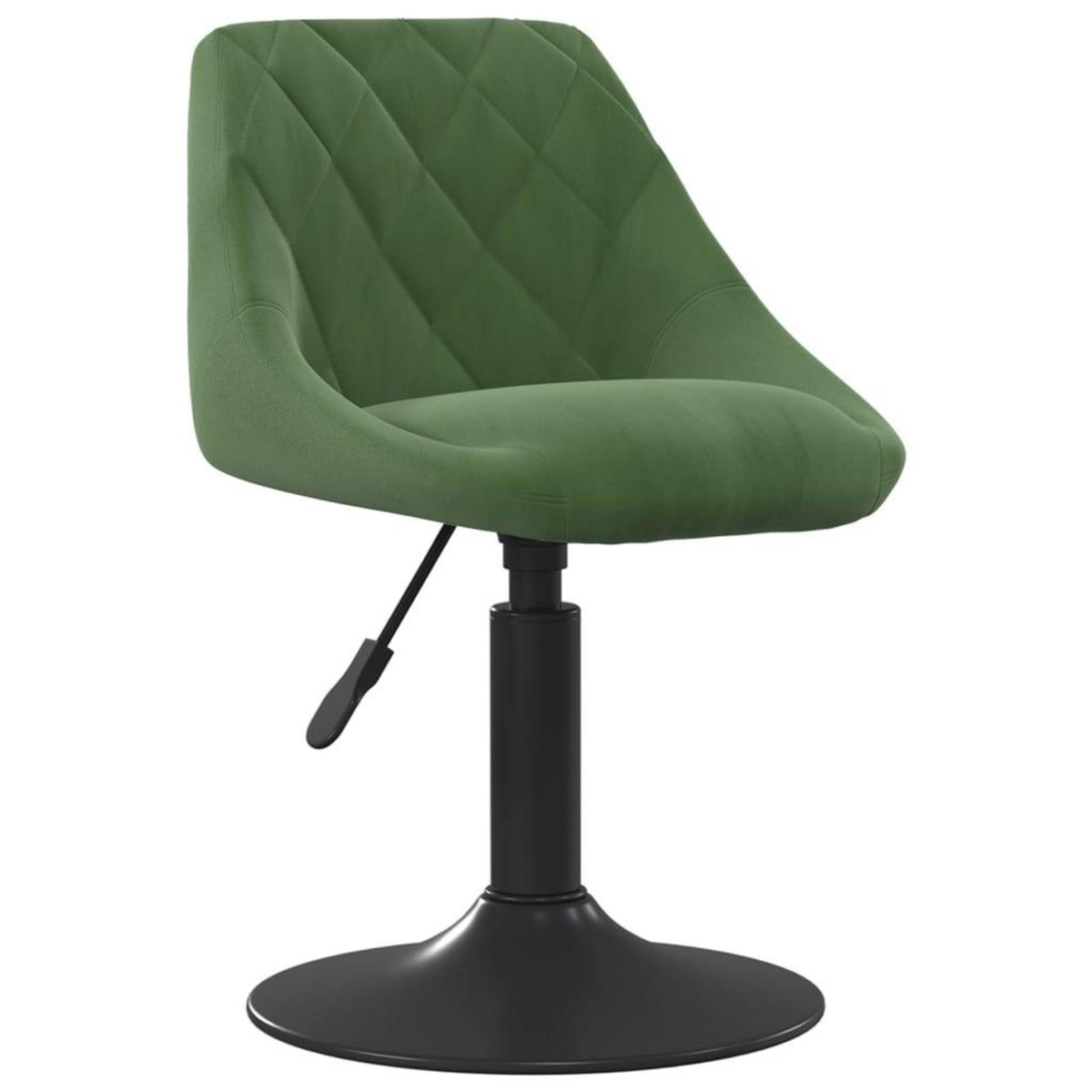VIDAXL Chaise de salle a manger Vert fonce Velours