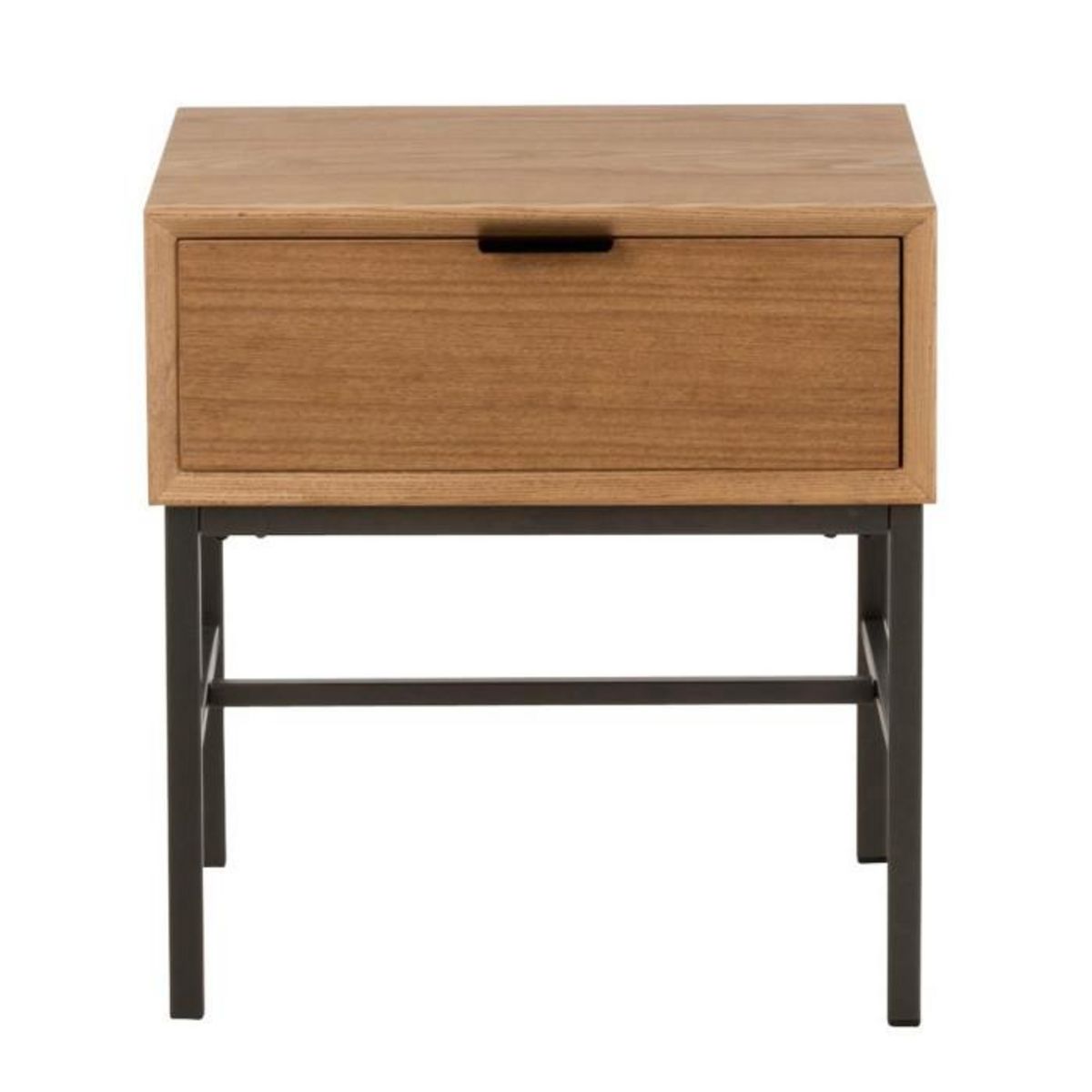 Paris Prix Table de Chevet en Bois  Guiseppe  51cm Naturel