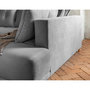 Voir la diapositive 6 : BEST MOBILIER Lena - canapé panoramique d'angle droit 7 places - convertible avec coffre - en velours côtelé