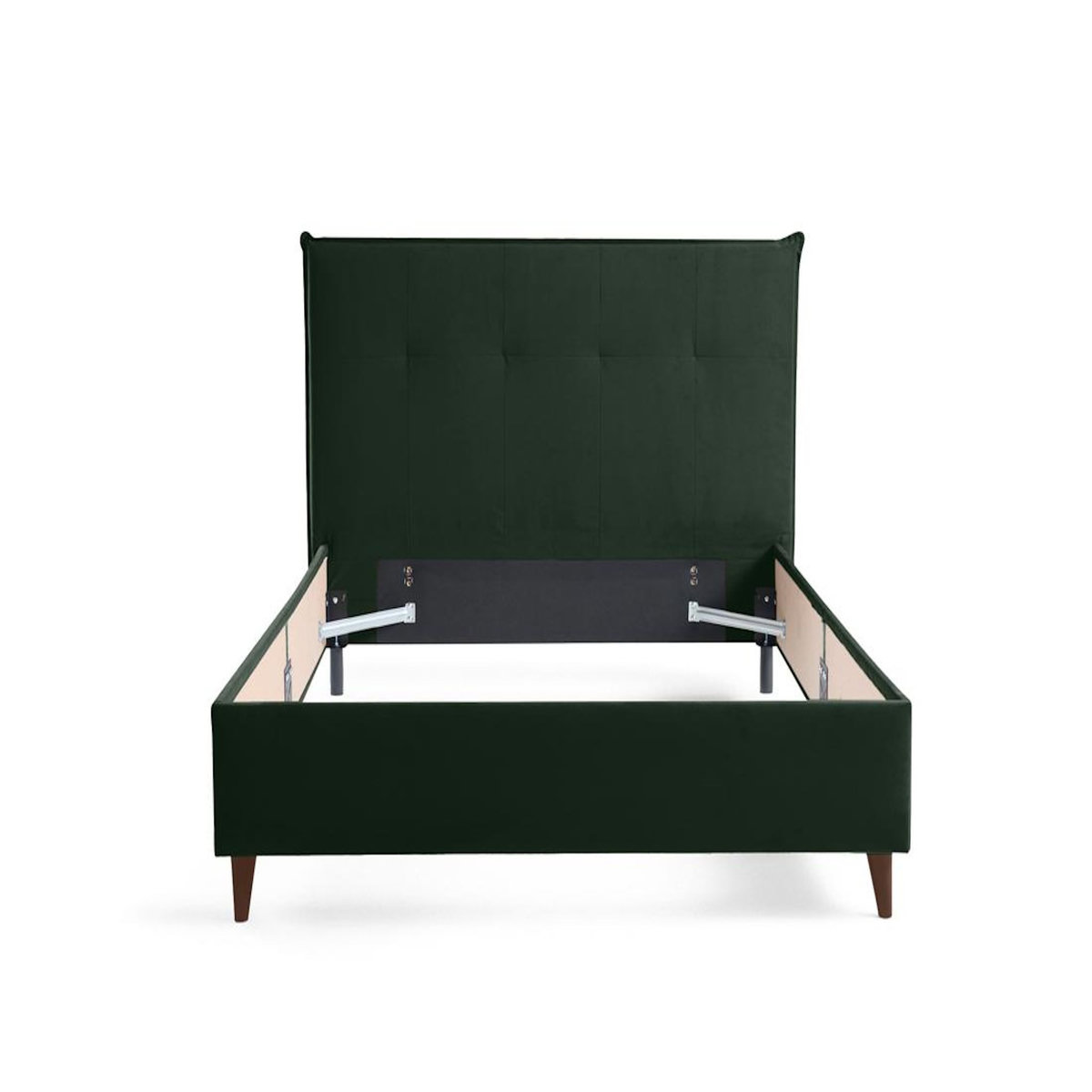 BEST MOBILIER Dali - cadre de lit - 160x200 - en velours