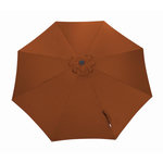 Proloisirs Toile Parasol Mat Droit 300 par 8 Polyester 200gr SD - Sienne