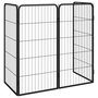 Voir la diapositive 3 : VIDAXL Parc pour chien 4 panneaux Noir 50x100cm Acier enduit de poudre