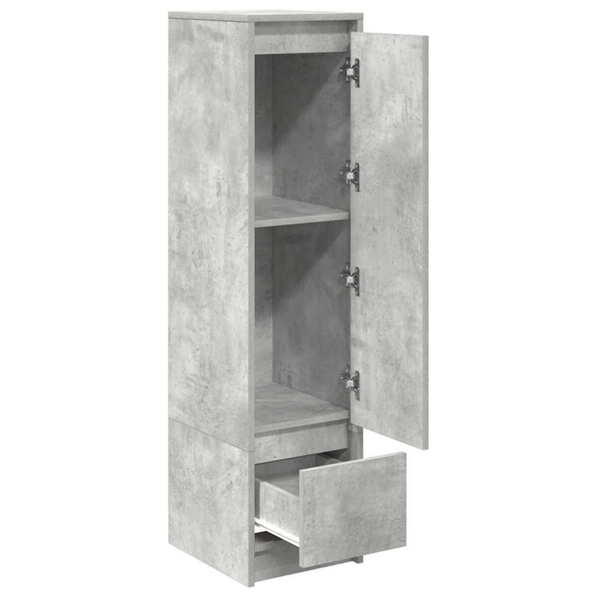 VIDAXL Buffet haut gris beton 29,5x34x119,5 cm bois d'ingenierie