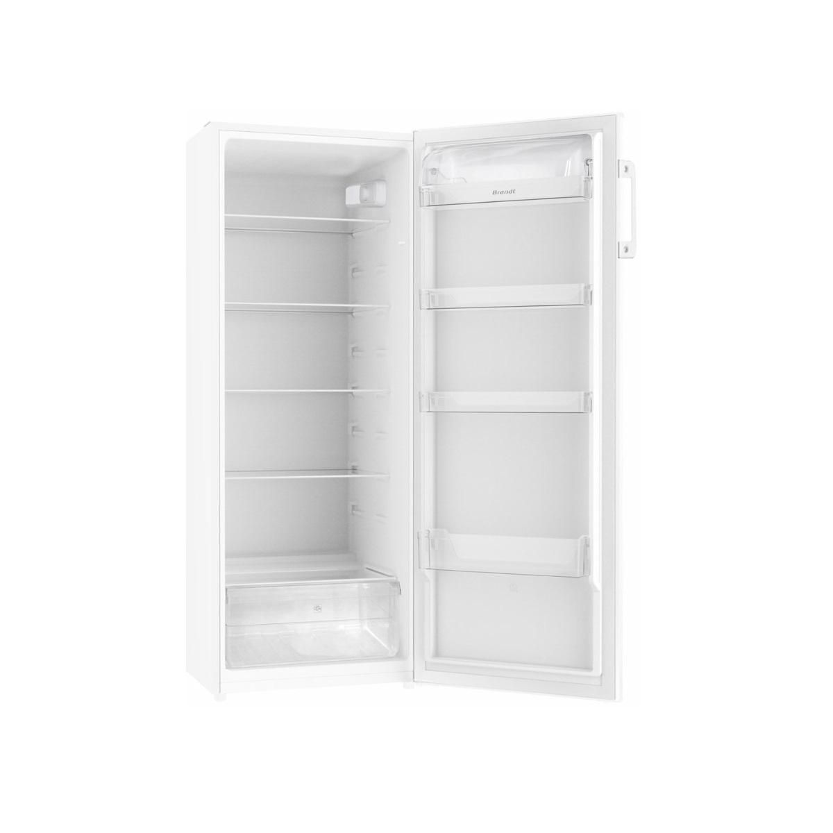 BRANDT Réfrigérateur 1 porte 55cm 242l blanc - BFL4250EW