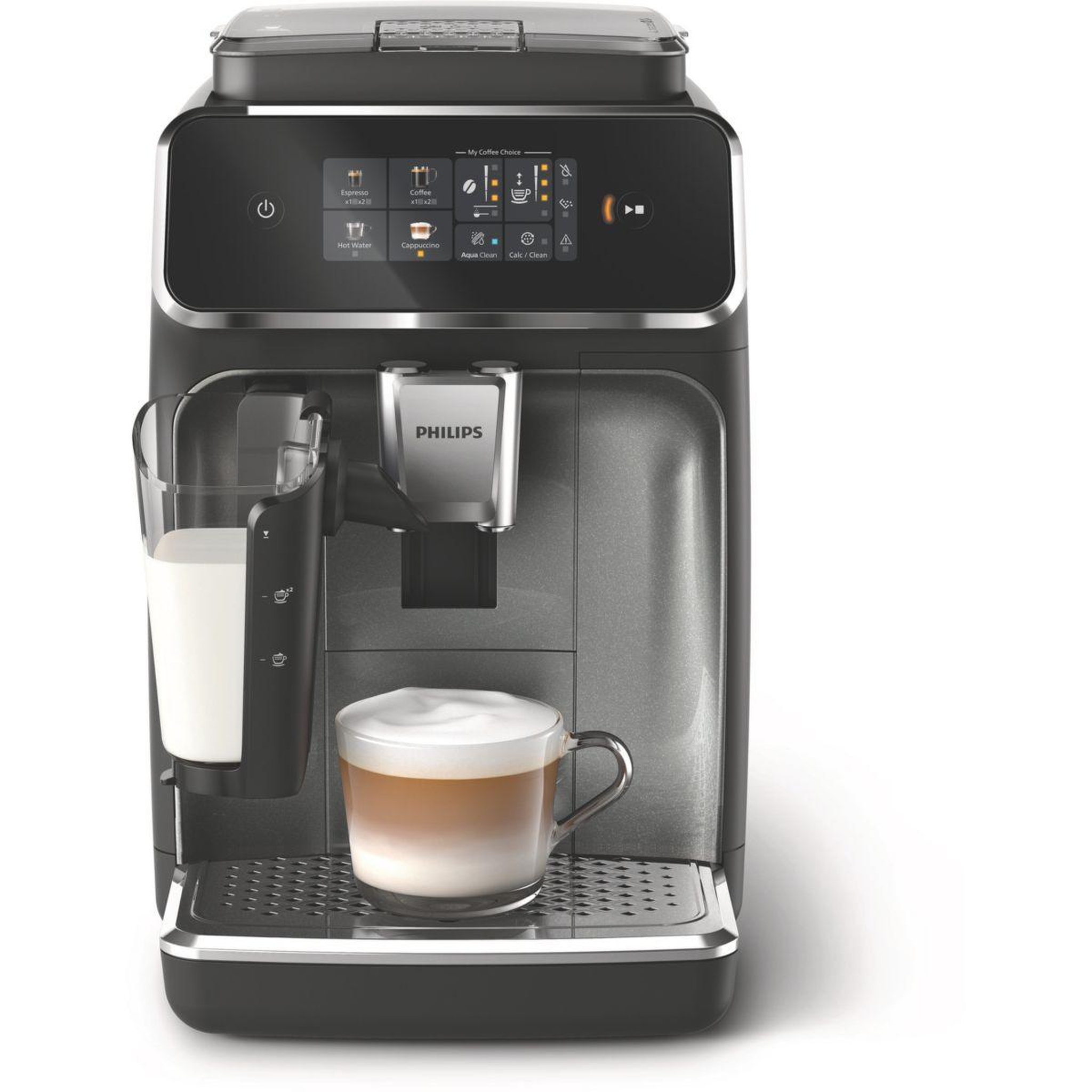 Philips Expresso broyeur ep2334/10 machine à café à grain silent brew série 2300 lattego