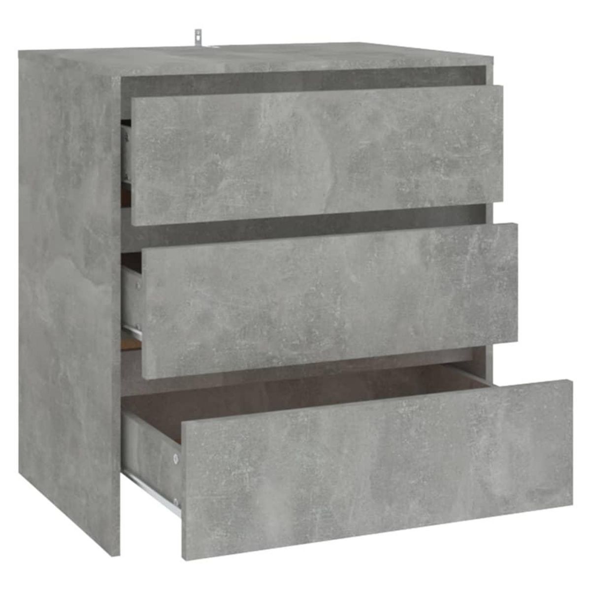 VIDAXL Buffet Gris beton 70x41x75 cm Bois d'ingenierie